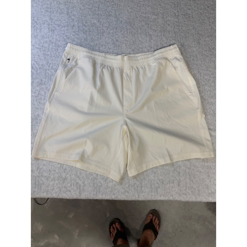 VRST Mens‎ 7" All-In Short Unlined Cream Off-White XXL VRST-F25-JK-TRN11 NEW